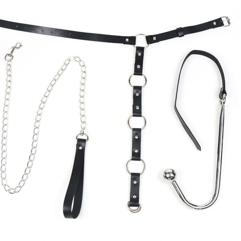 with Hook Kinky Collar EverydayUse 5853 and Anal Leash 0201